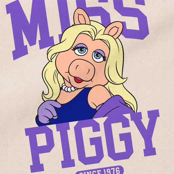 Muppetit Collegic Miss Piggy -kangaskassi