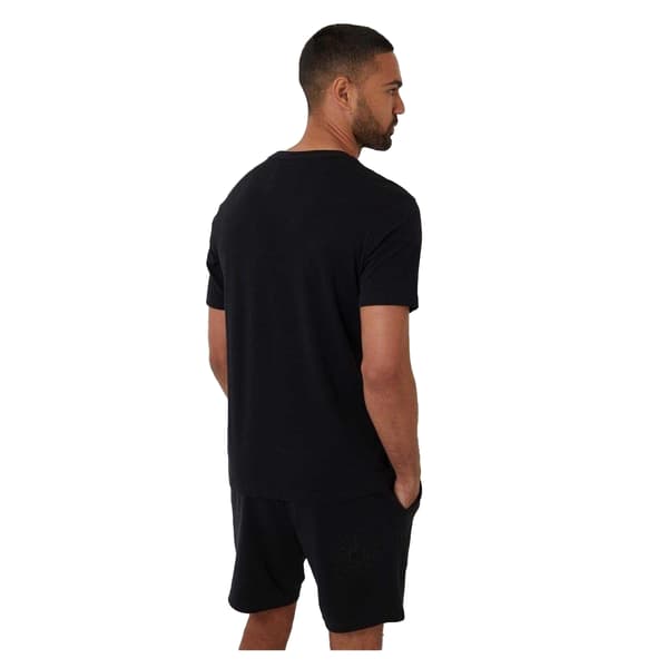 Threadbare Mens Embroidered Flower Regular T-Shirt