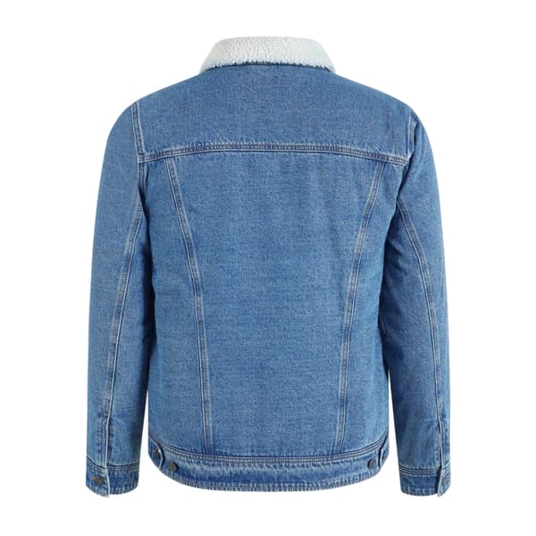 Lee Cooper Mens Borg Lined Denim Jacket