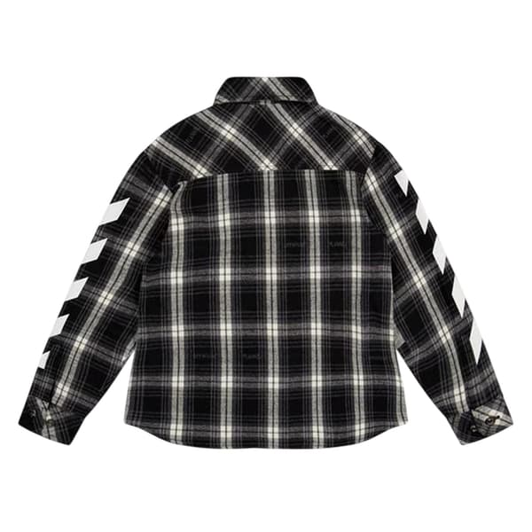 Off White Boys Plaid Regular Shirt