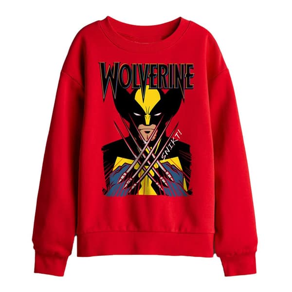 X-Men Childrens/Kids Wolverine Action Pose Sweatshirt
