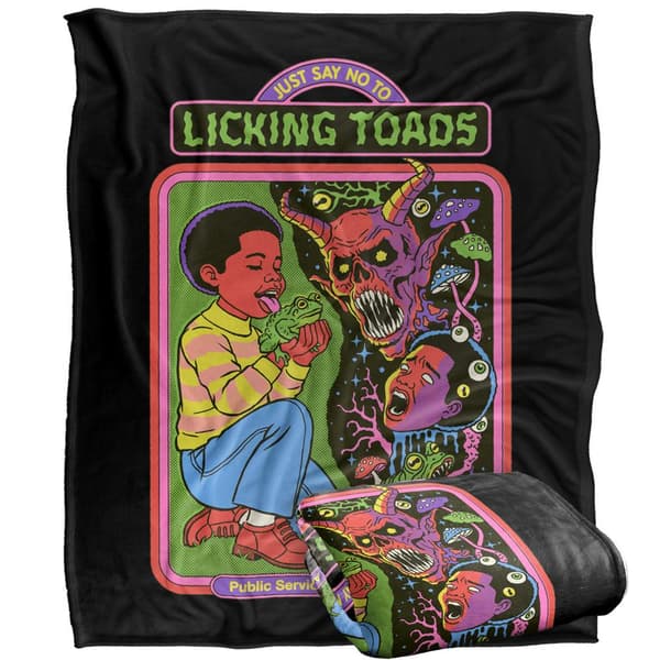 Steven Rhodes Licking Toads Soft Touch Blanket