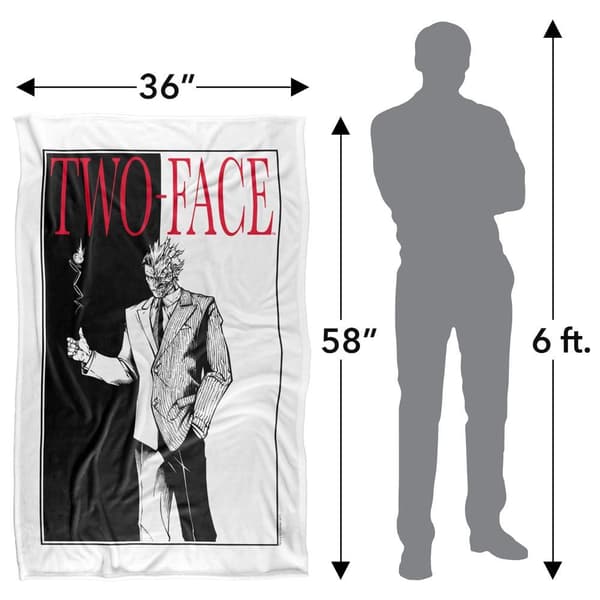 Batman Two Face Soft Touch Blanket