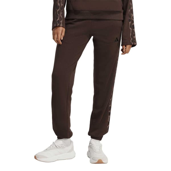 Adidas Dam Leopardmönstrade Joggingbyxor