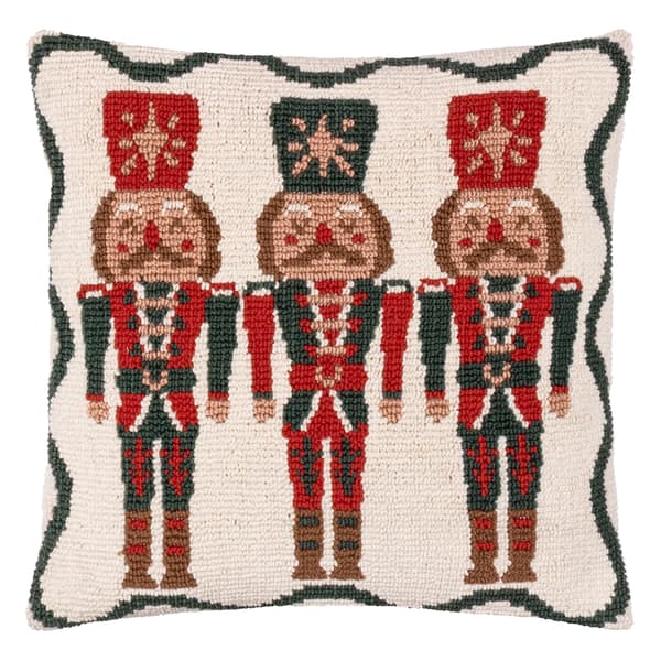 Furn Tufted Nutcracker Christmas Cushion Cover