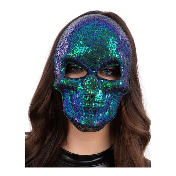 Smiffys Two Tone Sequin Mask