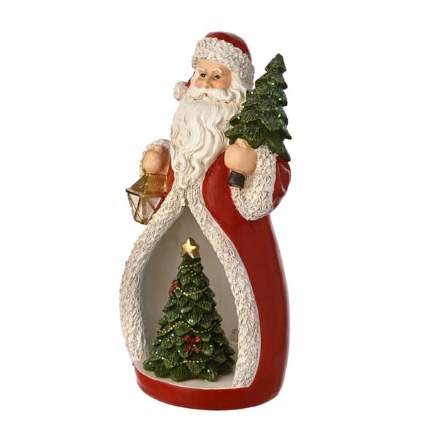 Regal Tidings Santa & Mini Tree with LED