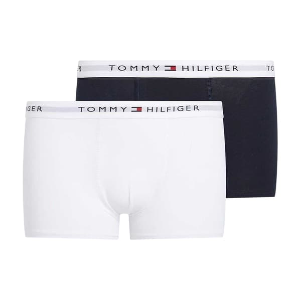 Tommy Hilfiger Pojkar Enfärgade Trunkar (2-pack)