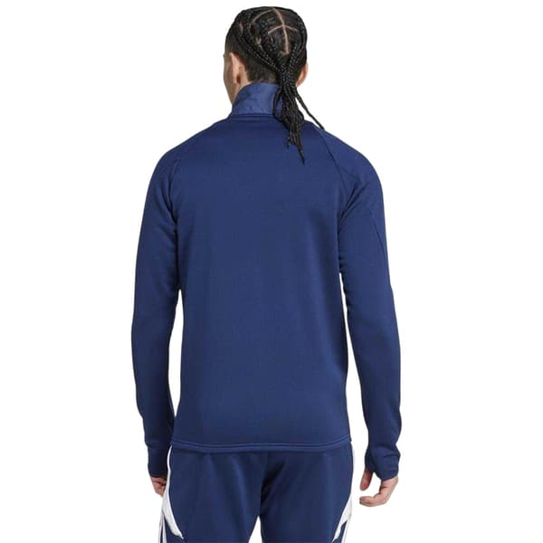 Adidas Herr Tiro 24 Vinteriserad Logotyp Quarter Zip Tröja