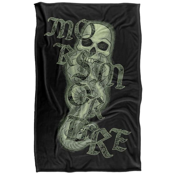 Harry Potter Morsmordre Gothic Soft Touch Blanket