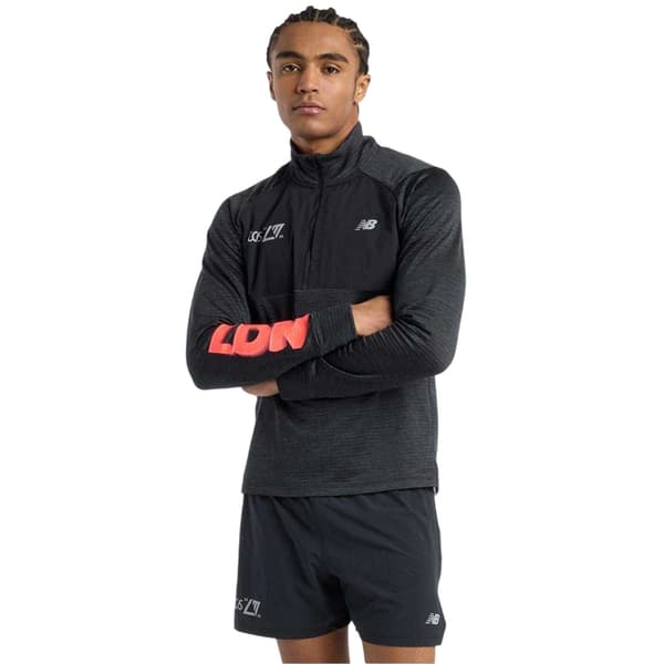 New Balance Herr Mock Neck Slim Athletic Top