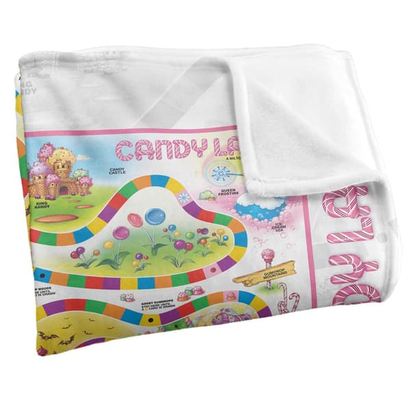Candy Land Game Scene Blanket