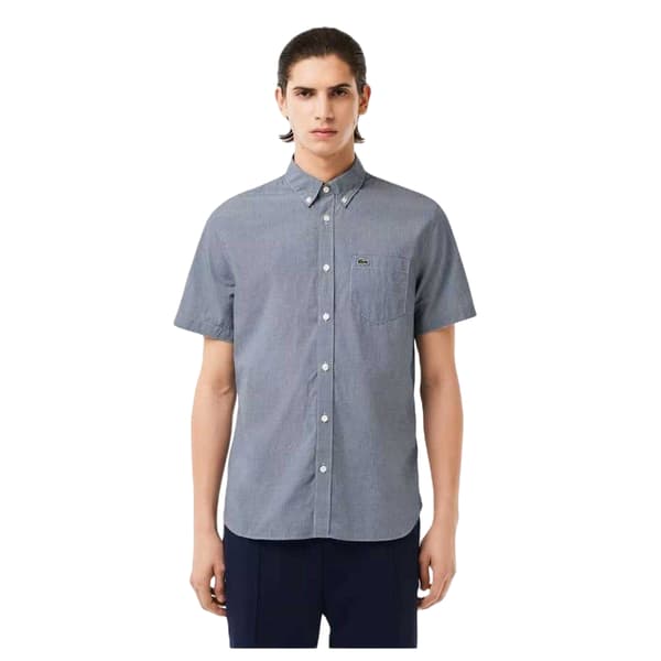 Lacoste Herr Regular Kortärmad Skjorta