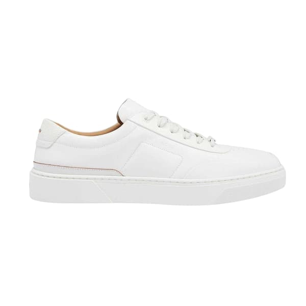 Boss Mens Gary Leather Flat Trainers