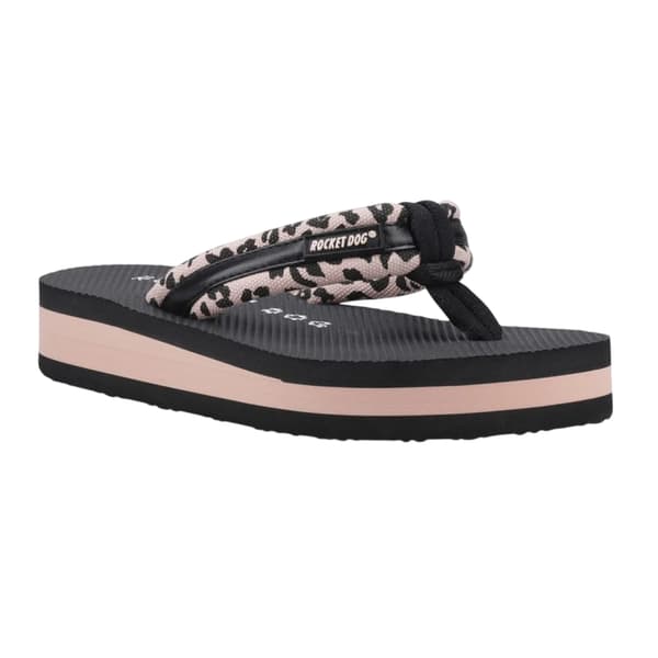 Rocket Dog Womens/Ladies Monica Leon Leopard Flip Flops