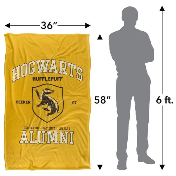 Harry Potter Hogwarts Alumni Hufflepuff Blanket