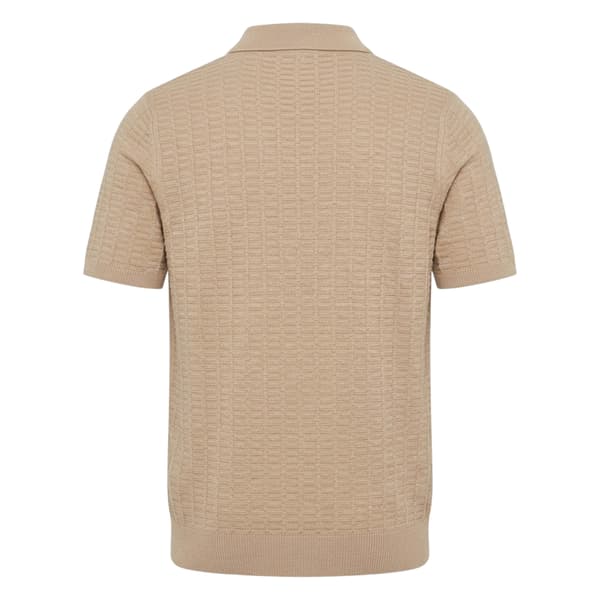 Threadbare Halliwell kortärmad pikétröja för män