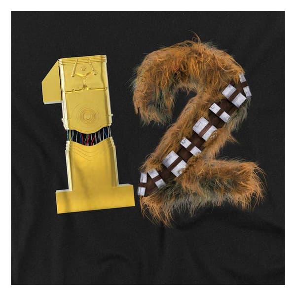 Star Wars Barn C3PO Chewbacca 12 Sweatshirt