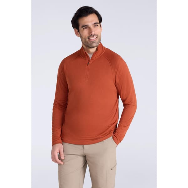 Mountain Warehouse Mens Spin Textured Half Zip Sweatshirt