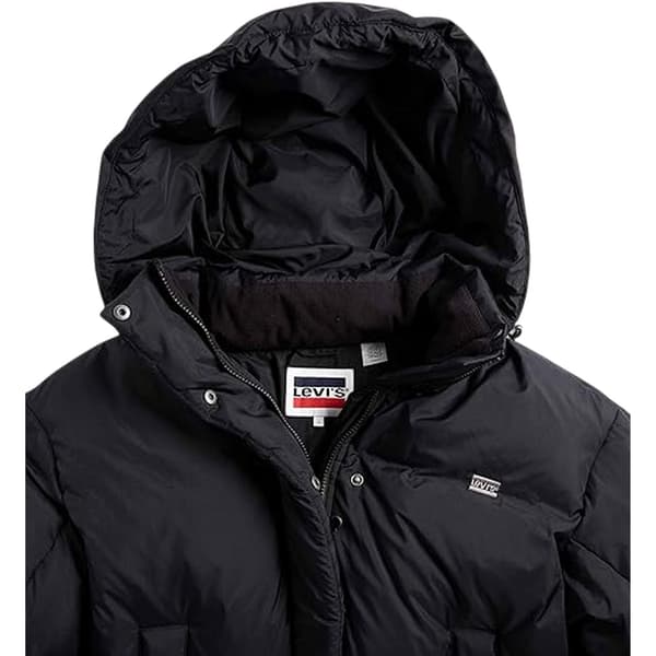 Levis Dam/Kvinnor Hooded Oversized Pufferjacka