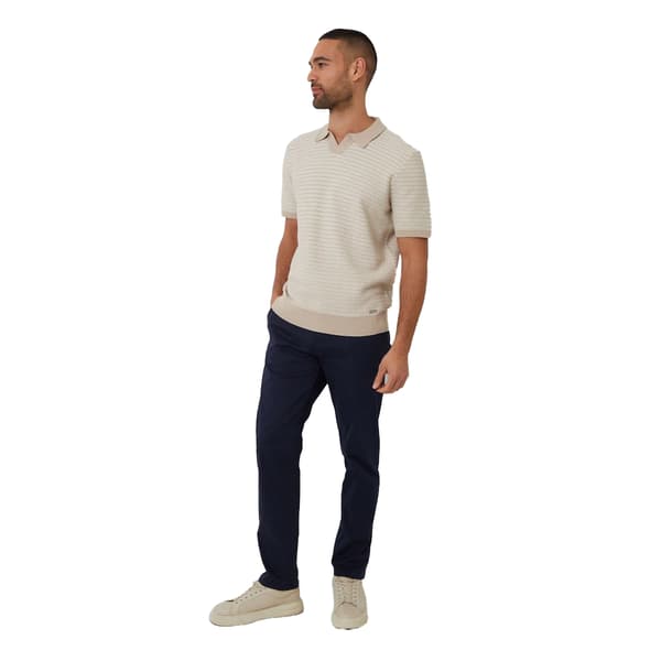 Threadbare Herr Stickad Kortärmad Pikétröja i Normal Passform
