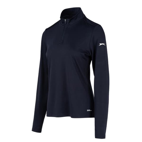 Slazenger Dam/Dam Logotyp Half Zip Topp