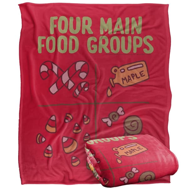Elf Main Food Groups Blanket