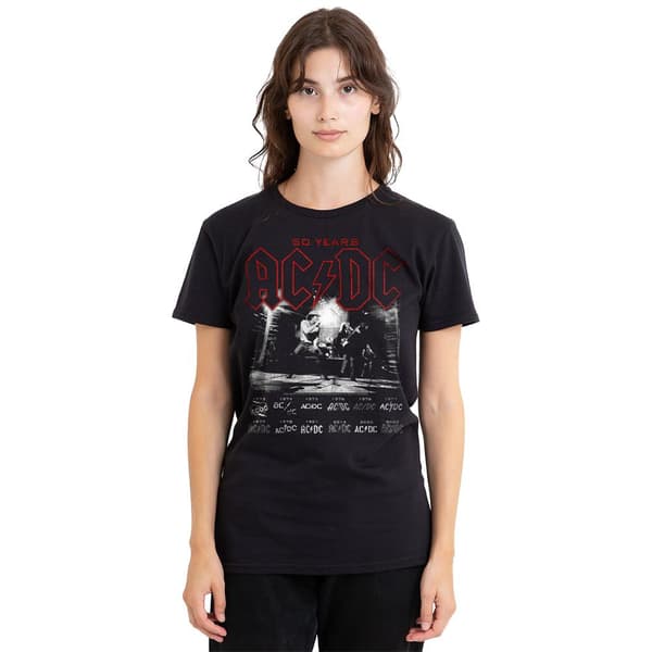 AC/DC Unisex Vuxen Logotyp Stack T-shirt