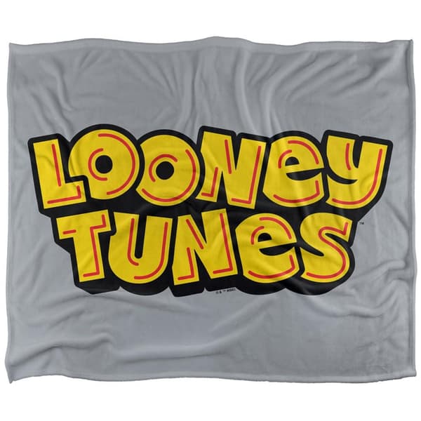 Looney Tunes Logo Polyester Soft Touch Blanket