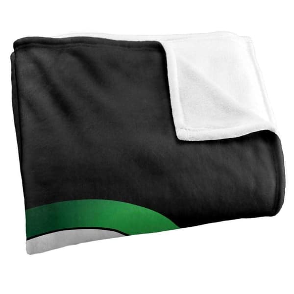 Green Lantern Chrome Logo Soft Touch Blanket