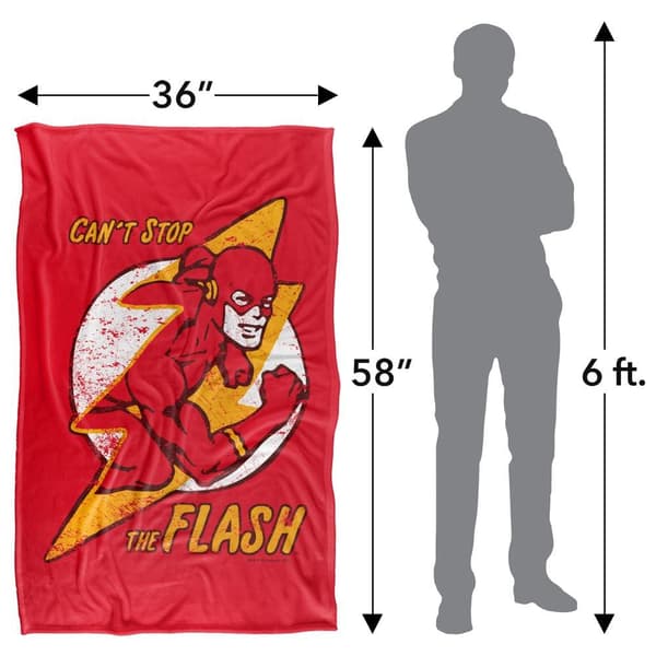 The Flash Can´t Stop Bolt Soft Touch Blanket