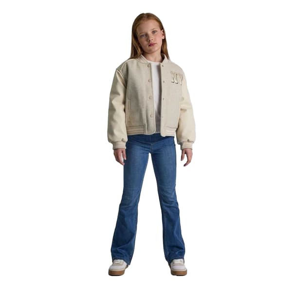 Minoti Girls New York Patch Varsity Jacket