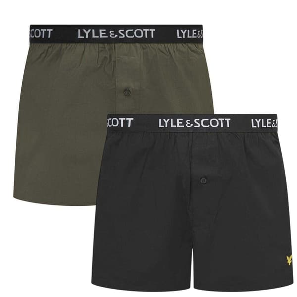 Lyle & Scott Herrvävda Boxershorts (2-pack)