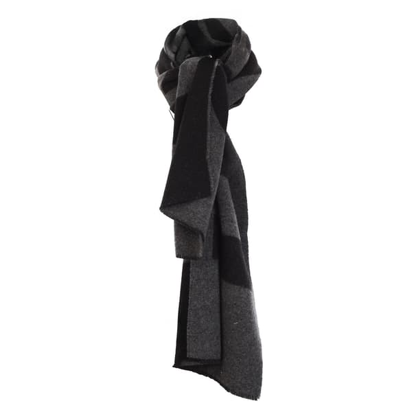 Hugo Logo Wool Jacquard Scarf