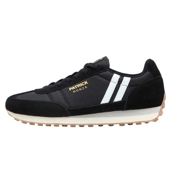 Patrick Mens Monza Double Stripe Suede Trainers