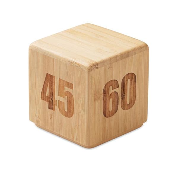 MidOcean Bamboo Twist Snooze Timer