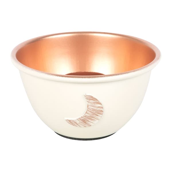 Something Different Metal Crescent Moon Smudge Bowl