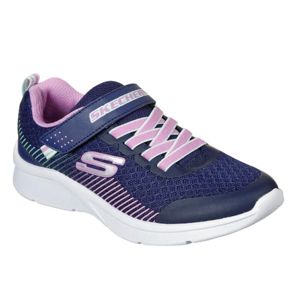 Skechers Flickor Microspec Diagonal Stripe Träningsskor