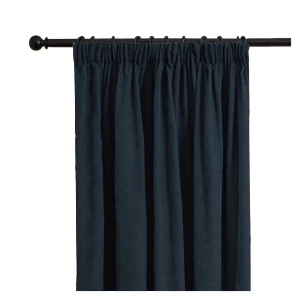 Furn Chenille Lined Pencil Pleat Curtains
