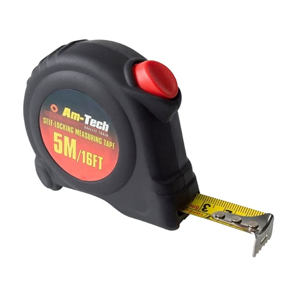 Amtech Self Locking Tape Measure 5m x 19mm