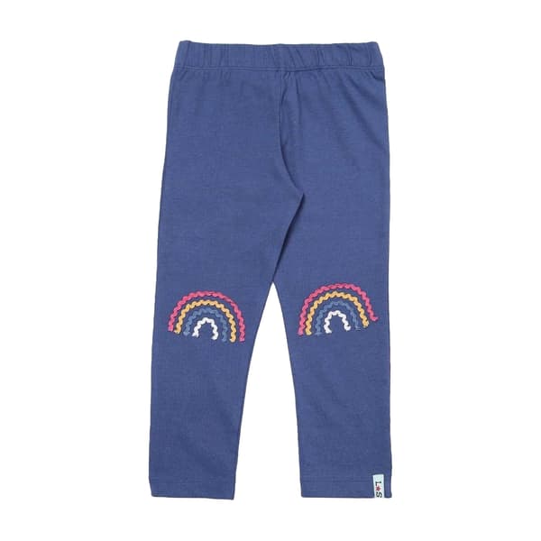 Lilly & Sid Barn/Barn Elastiska Regnbågsleggings med Smala Ben