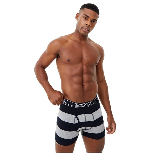Jack Wills Herr Daundley Stripe Klassiska Boxertrosor (3-pack)
