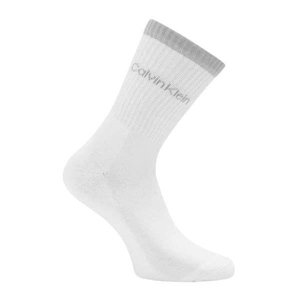 Calvin Klein Dam/Dam Logotyp Crew Strumpor (3-pack)