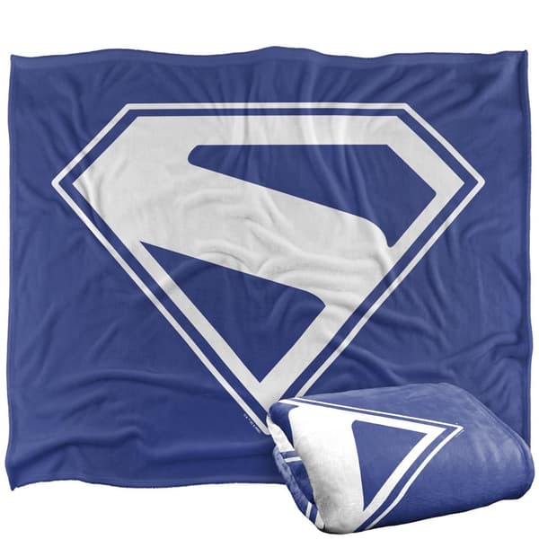 Superman Silky Logo Supersoft Blanket