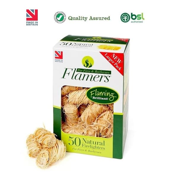 Flamers Natural Firelighters 50pk