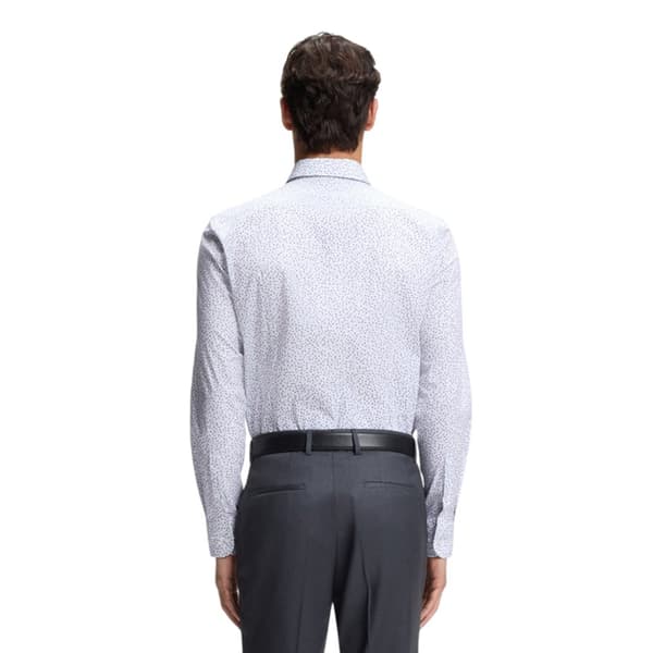 Boss Mens Micro-Dot Regular Long-Sleeved Shirt