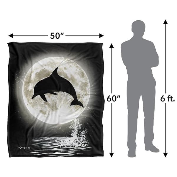 Royce McClure Silky Dolphin Supersoft Blanket