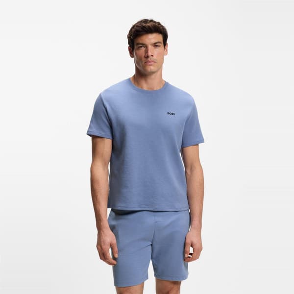Boss Mens Waffle Knit Structured Pyjama Top