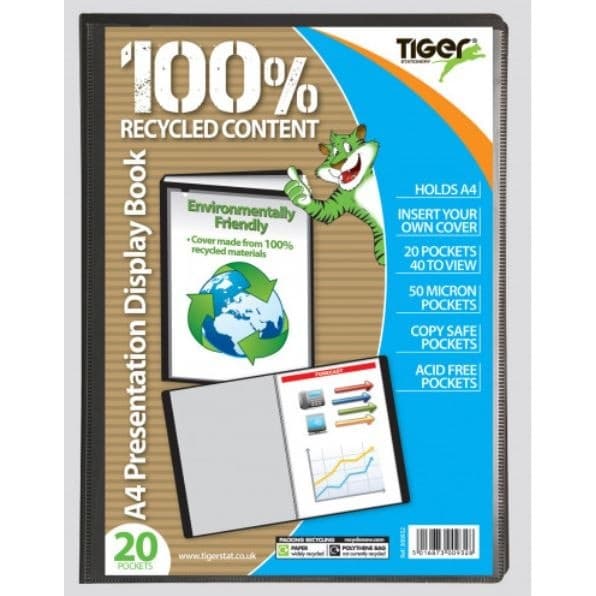 Tiger Stationery A4 Display Book
