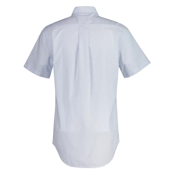 Gant Herr Randig Kortärmad Button-Down Skjorta